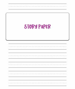 Story Paper Notebooks